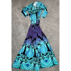 Vintage Weekend Dress Womens Small Wrap Maxi Ombre Stretch Nordstrom Rack NEW